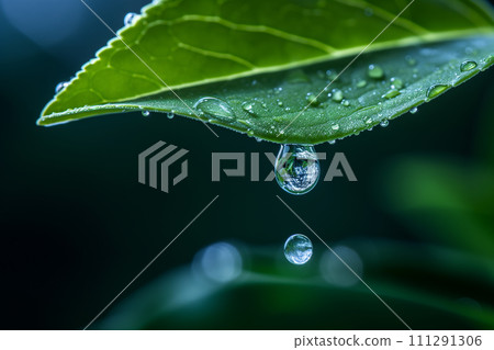 "AI generated image" with water droplets 111291306