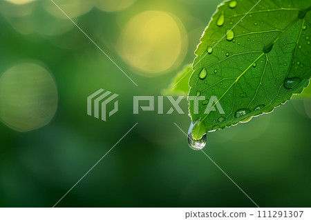 "AI generated image" with water droplets 111291307