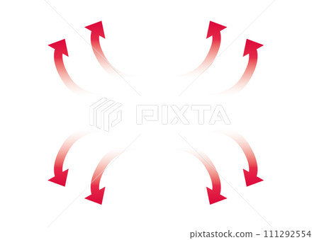 向上和向下延伸的箭頭 向上和向下延伸的箭頭 111292554