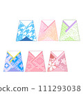 Hina doll Japanese pattern colorful Hina doll 111293038