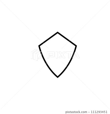 shield vector icon 111293451