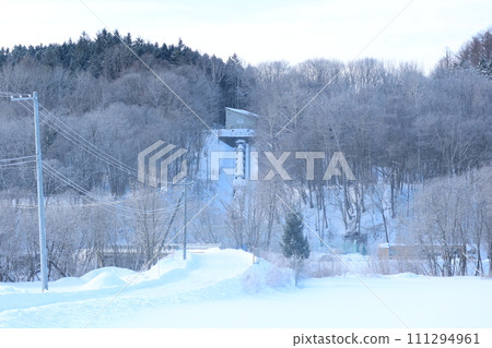 Shimotsubetsu power station in winter Shimotsubetsu power station in winter 111294961