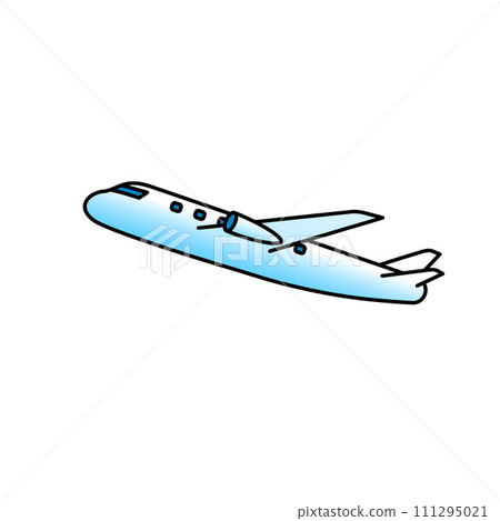 飛機起飛的插圖 飛機起飛的插圖 111295021