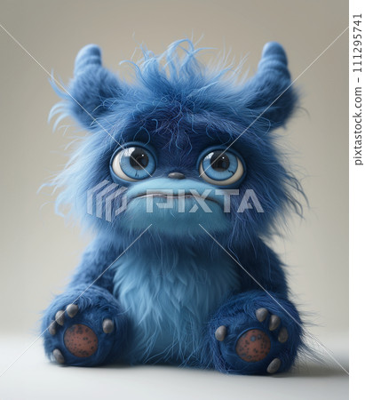 blue monster stuffed animal 111295741