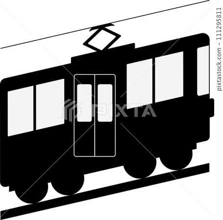 爬山坡的纜車圖標 111295811