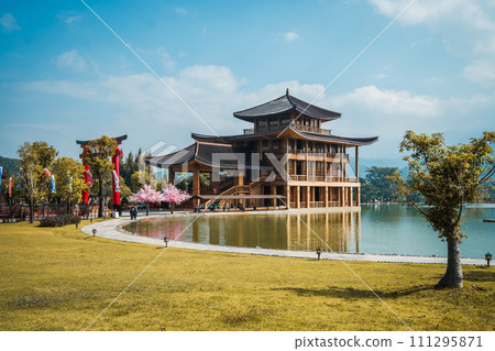 Japanese theme park Hinoki Land in Chai Prakan District, Chiang Mai, Thailand 111295871