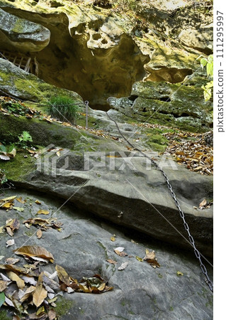 Chichibu Temple No. 32 Hoshoji Temple's approach to Okunoin Temple is closed 111295997