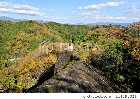 Ofuna Kannon statue at the northern end of the narrow ridge of Ofuneiwa in Okunoin of Chichibu temple No. 32 Hoshoji Temple 111296021