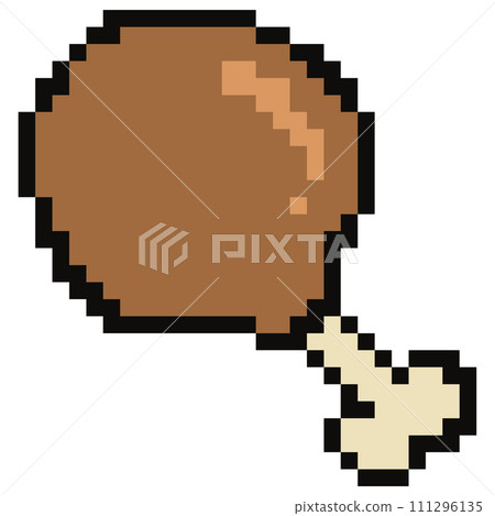 fire chicken Fast food pixel art illustration icon 8Bit Food menu Game fire chicken Fast food pixel art illustration icon 8Bit Food menu Game 111296135