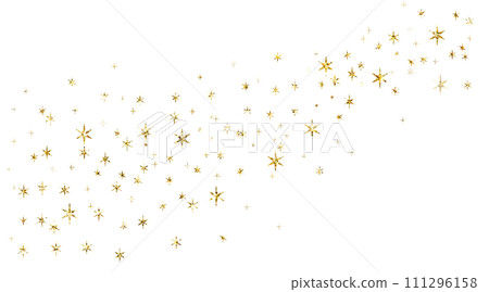 gold sparkle twinkle splatter glitter border frame random luxury sparkling confetti light effect for christmas birthday decoration 111296158