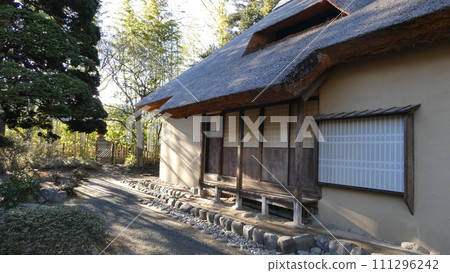 Old wooden samurai residence 111296242