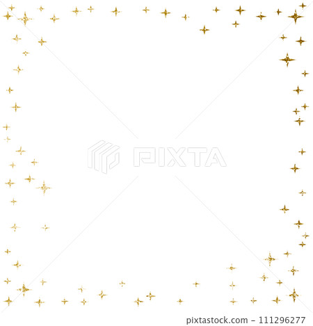 star sparkle bunting gold glitter shinny illustration carnival garland birthday new year baby shower party decoration banner colorful boho style border frame 111296277