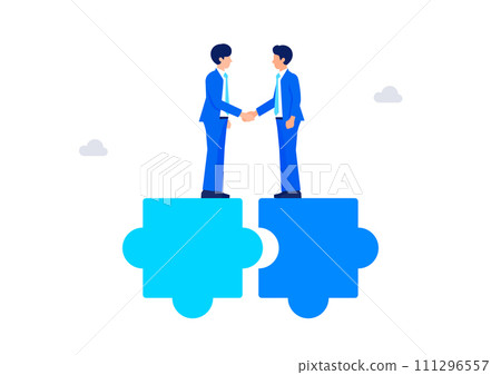 握手在難題的商人 握手在難題的商人 111296557