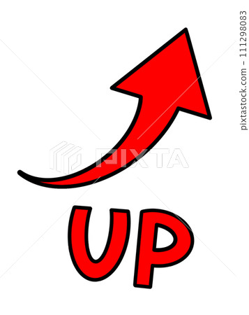向右上升的箭頭 111298083