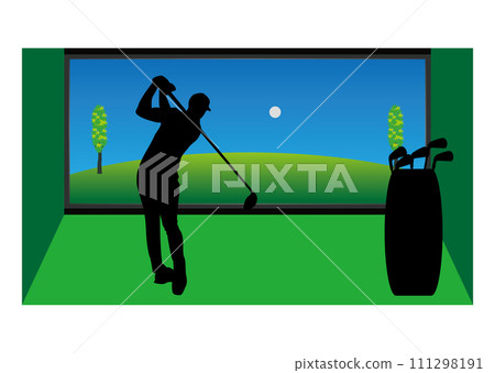 Playing golf all the time 111298191