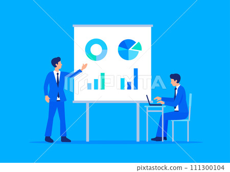 Presenting businessmen 111300104