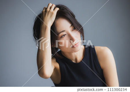 A woman wearing sportswear A woman wearing sportswear 111300234