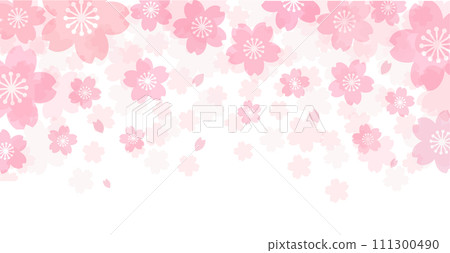 Vector background image of cherry blossoms with pastel pink cherry blossom blizzard dancing Vector background image of cherry blossoms with pastel pink cherry blossom blizzard dancing 111300490