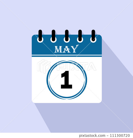 Icon calendar day - 1 May 111300720