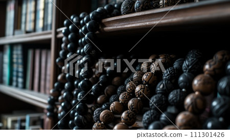 Muslim prayer rosary. Symbol of islam religion 111301426