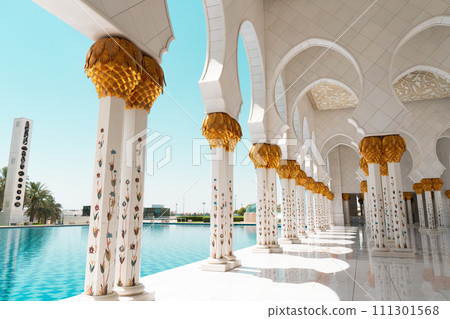 At a temple in Dubai At a temple in Dubai 111301568