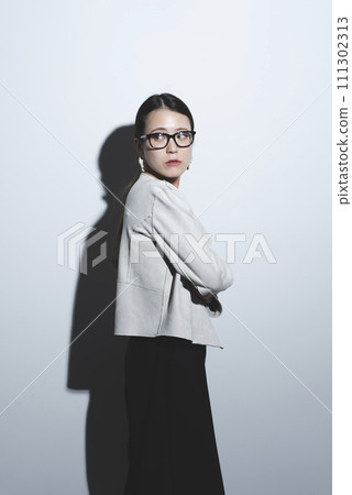 woman with glasses woman with glasses 111302313