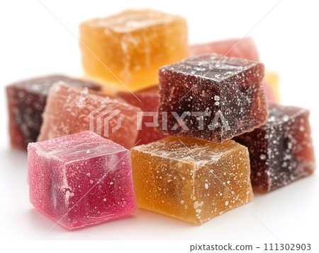 colorful jelly candies close up 111302903