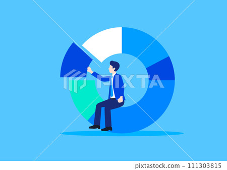 Businessman managing assets Businessman managing assets 111303815