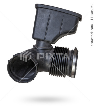 Air duct to the filter of intake manifold of the car engine from textured material and black plastic to condition the air and prevent dust from entering the passenger compartment. Sale of spare parts. 111303930