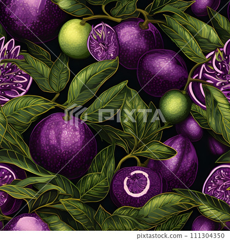 seamless pattern with ripe pears 111304350
