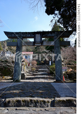 福岡縣英彥山神社,參道上的石牌坊 福岡縣英彥山神社,參道上的石牌坊 111304741