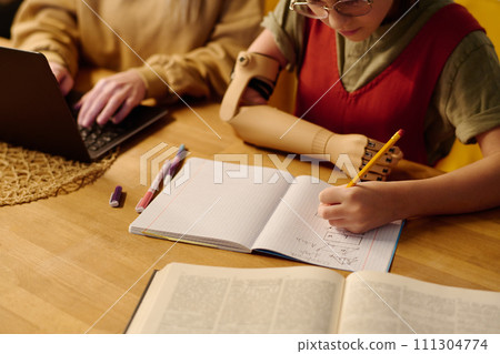 Carrying out written assignment 111304774