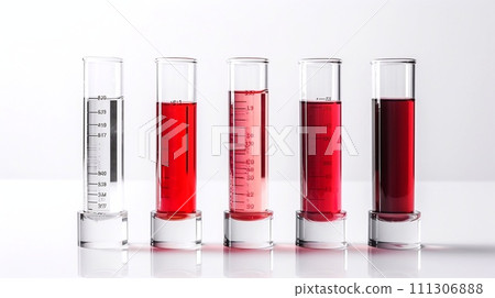 test tube with blood test tube with blood 111306888