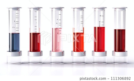 Test-tubes with blood samples 111306892