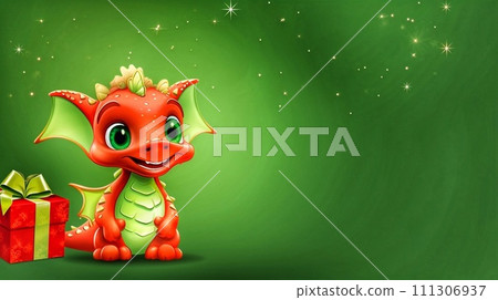Cute cartoon dragon Cute cartoon dragon 111306937