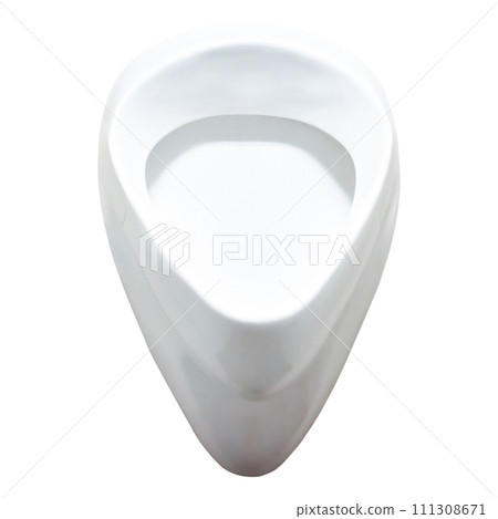 White man urinal 111308671