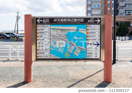 弁天島站週邊導覽圖 111309157