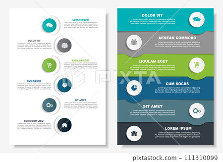 Infographic design template with place for your data. Vector illustration. Infographic design template with place for your data. Vector illustration. 111310099