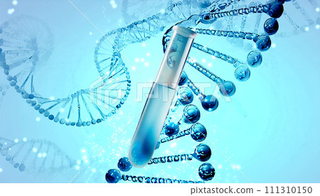 抽象基因序列背景 111310150