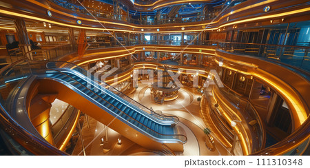 Cruise ship interior Cruise ship interior 111310348