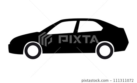 Vector car Icon on white background 111311072