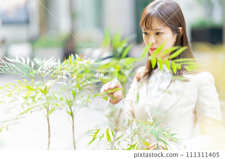 Thinking woman Thinking woman 111311405