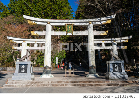 秋天 三峰神社 三鳥居 埼玉縣秩父市 秋天 三峰神社 三鳥居 埼玉縣秩父市 111312465