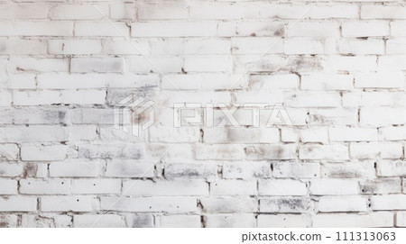 Weathered White Painted Brick Wall Texture Weathered White Painted Brick Wall Texture 111313063