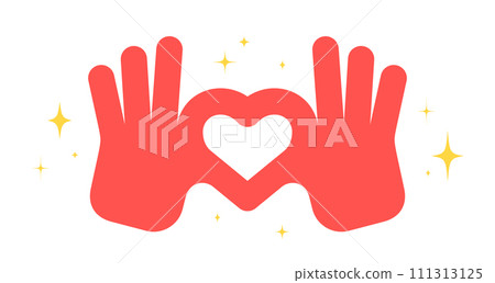 Hand sign Heart Love Hand sign Heart Love 111313125