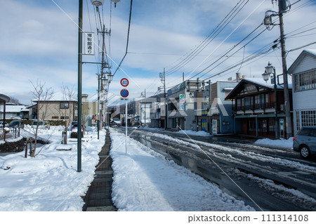 冬天的中之條町博物館街 冬天的中之條町博物館街 111314108