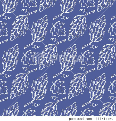 Seamless pattern grapes, vector graphics Seamless pattern grapes, vector graphics 111314469