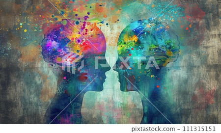 Abstract Artistic Brain Representation 111315151