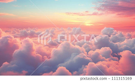 Pastel Clouds in a Dreamy Sky 111315169
