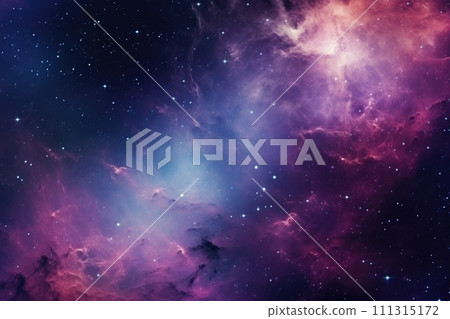 Cosmic Nebula in Purple Hues 111315172